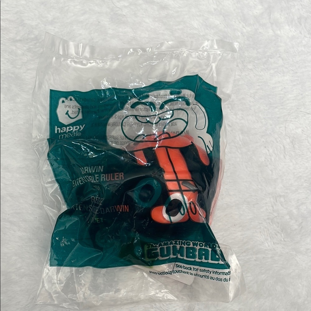 The Amazing World Of Gumball McDonalds Figure New Sealed  Darwin
